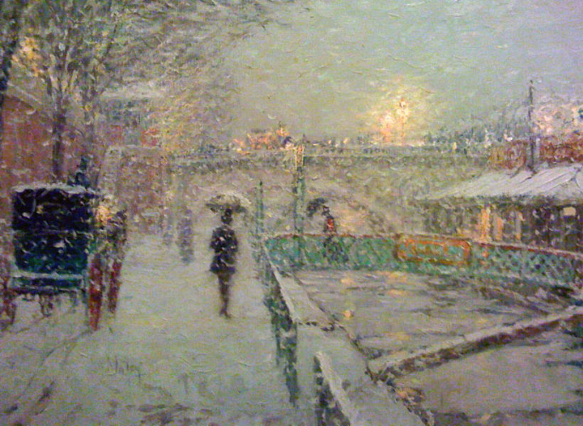 Alan Maley - Bridges of Paris in Winter