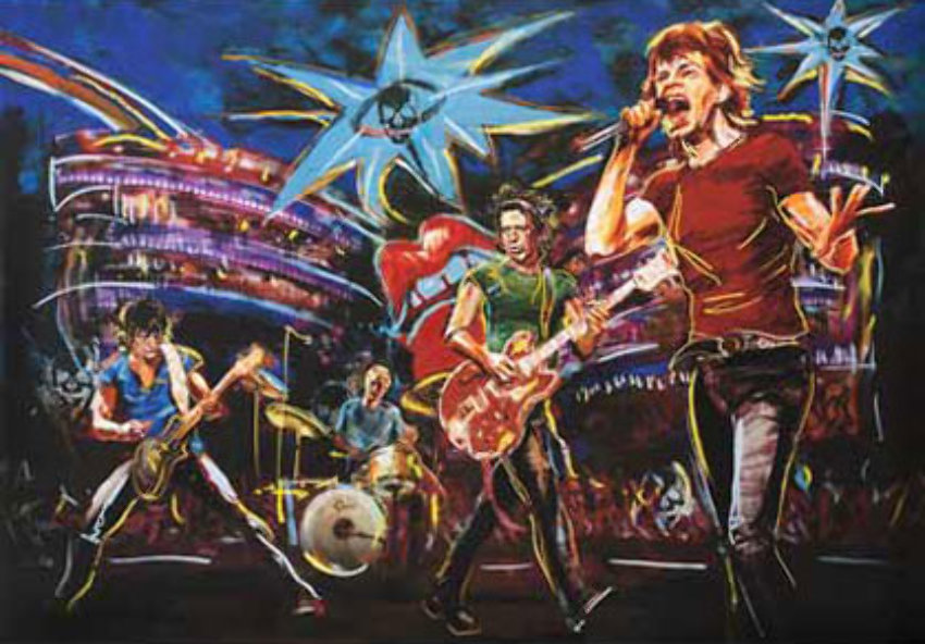 ronnie wood art. Ron Wood (Rolling Stones)