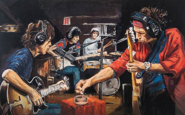 Rehearsal in Ireland, Suite of 6 1994 by Ronnie Wood 